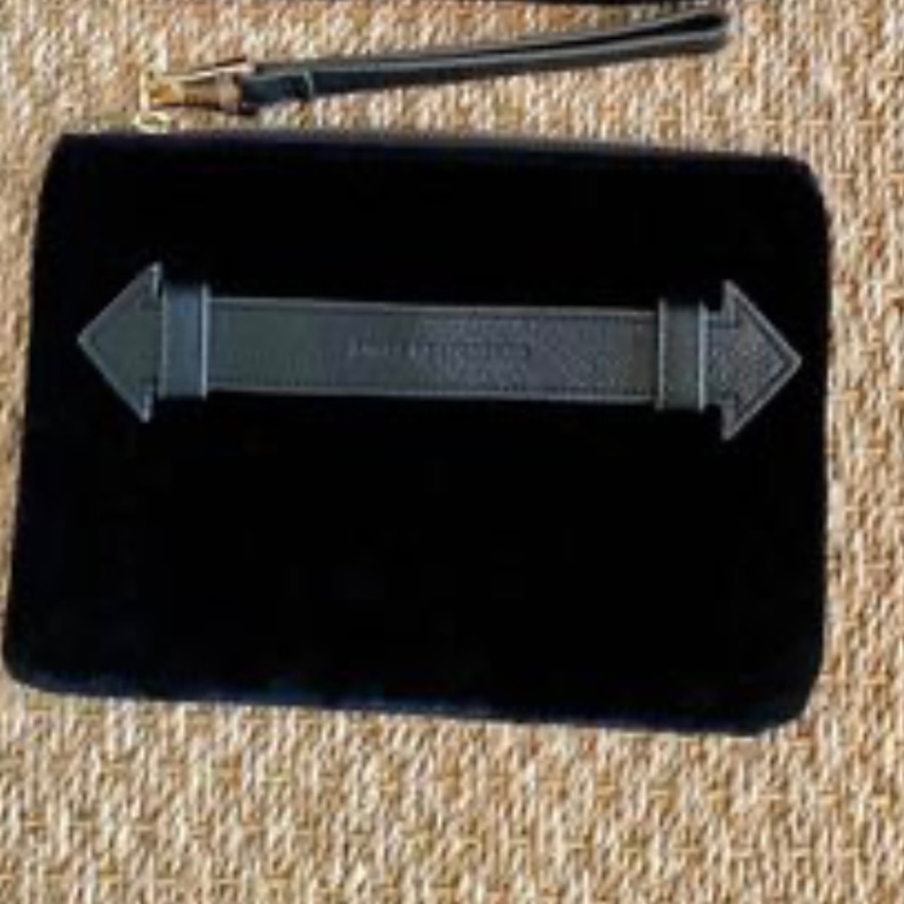 Aimee Kestenberg Black Velvet Clutch